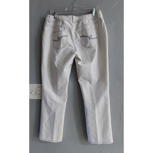 Chico's Pants Jeans Women Size 0,Pockers, 30 Inch Waist, 27 Inseam, Straingh Leg - Picture 4 of 8